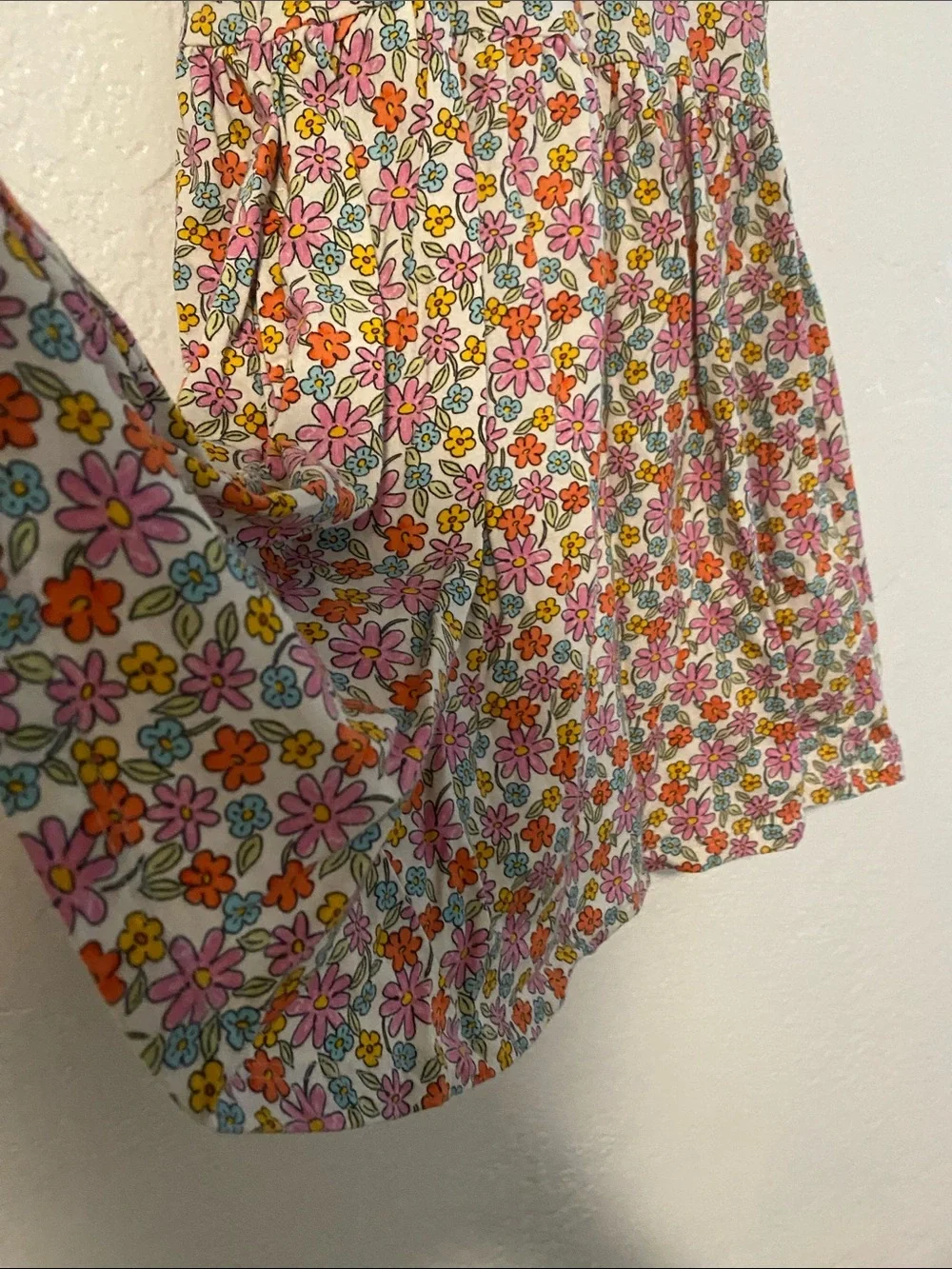 🌈5/25🌈 Old Navy 100% Cotton Flower Skater Sleeveless Dress w Pockets! size 8